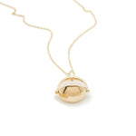 Love, Grace, and Wisdom Spinner Pendant in Solid 14K Yellow Gold (Regular Size) 2