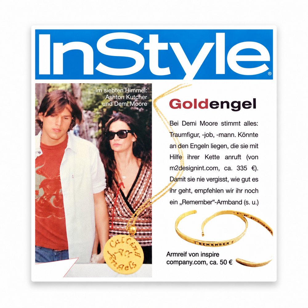 InStyle: MARY MARGRILL Gold Angel Bracelet